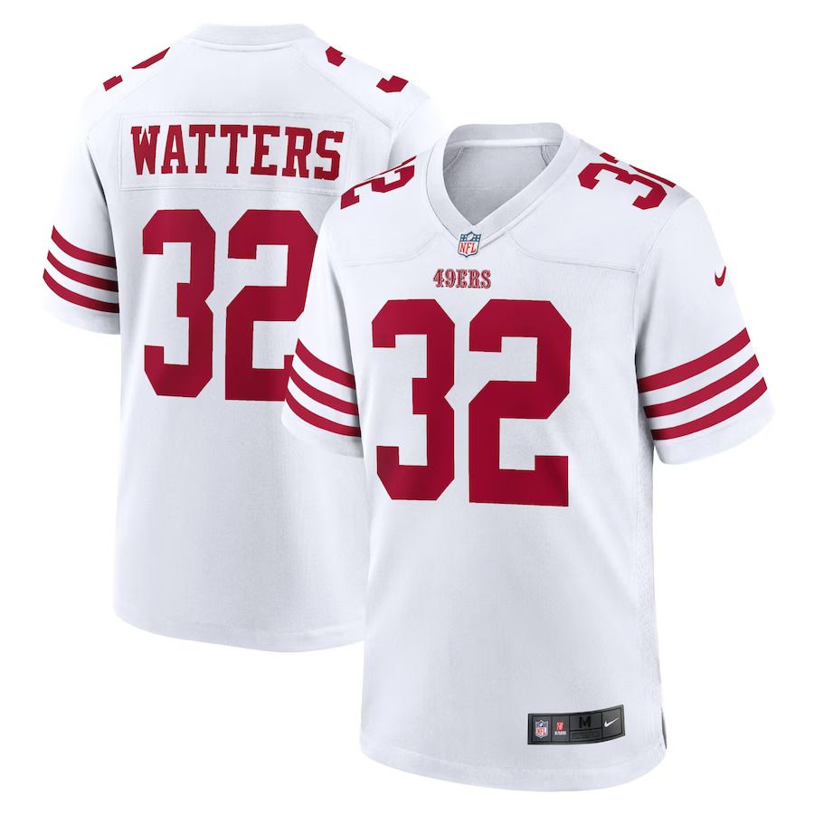 Men San Francisco 49ers #32 Ricky Watters Nike White Retired Player Game NFL Jersey